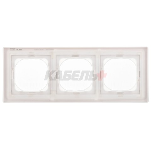 FLITE Рамка 3-местная IP55 Рпро-3-55-ФлБ белый IEK
