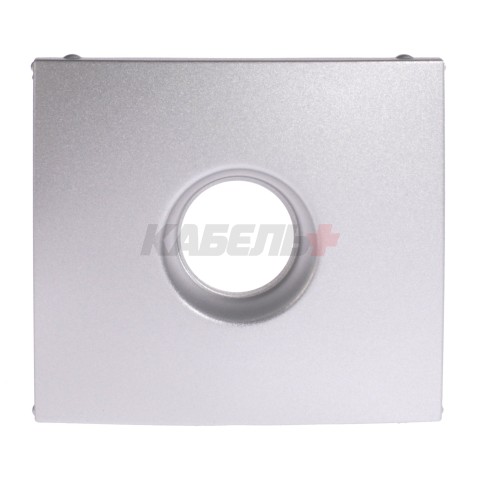 VALENA Лицевая панель для розетки TV алюминий