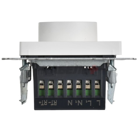 BRITE Термостат электронный с индикацией ТС10-1-БрАБ арктический белый IEK