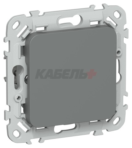 FLITE Заглушка с суппортом ЗГ-ФлМА мокрый асфальт IEK