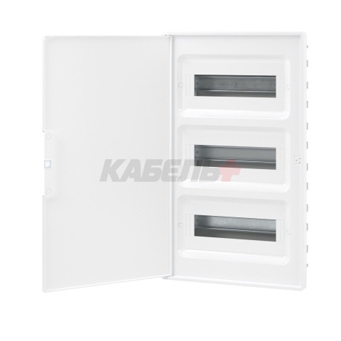 Щиток 36 мод встраиваемый для полых стен FRAME, белый, с белой дверцей, с 4 шинами PEN (2шт на 8 отв. и 2шт на 10отв.) DKC