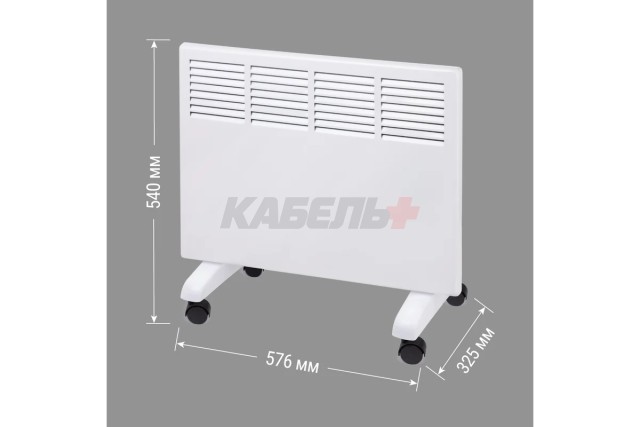 Конвектор электрический ЭК-1500С, 1500 Вт, регул. мощн. (750/1500 Вт), термостат, СТИЧ, TDM