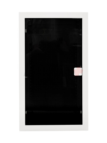 U36FP IT PL, Щит встраиваемый мультимедийный, 3 ряда, прозрач. дверца, IP30