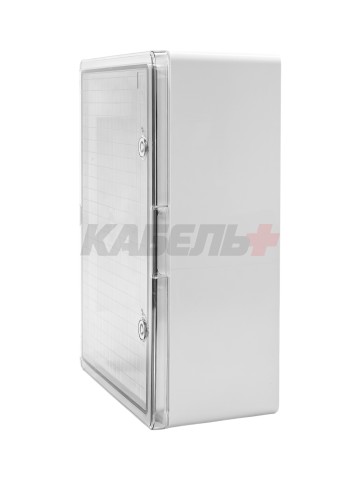 ПАНЕЛЬ ABS С ПЛАСТИКОВОЙ ПРОЗРАЧНОЙ КРЫШКОЙ 40X50X18