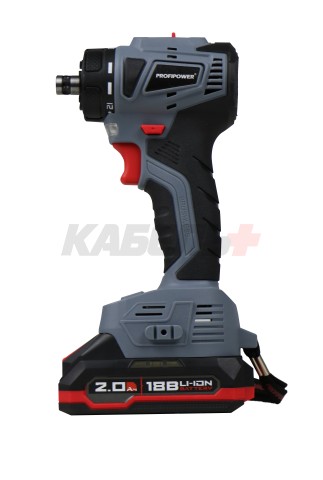 Аккумуляторный бесщеточный шуруповерт со сменными насадками E0250 PROFIPOWER MKBL-18BM (18В, 45Нм, Li-ion-2шт, 2.0Ач, 0,8-10мм, бита, З/У,в кейсе)