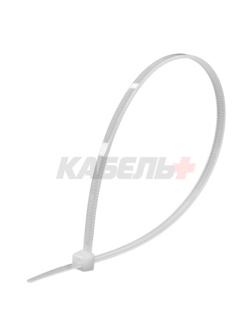 Нейлоновый Хомут 3,5х250 белый, упаковка 100 шт.
