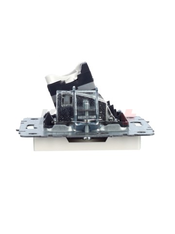 BRITE Розетка двойная TV+RJ45 кат.5E РТВ/РК12-БрЖ жемчуг IEK