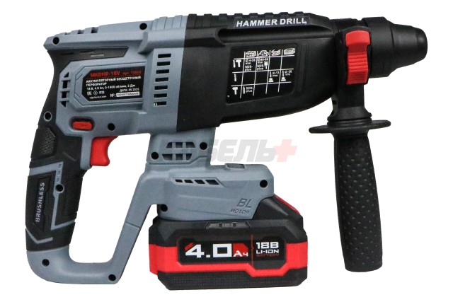 Аккумуляторный бесщеточный НАБОР 3в1 УШМ MKDGA-18V, гайковерт MKDTW-18V, перфоратор MKDHR-18V (Li-ion-2шт 18В, 4.0Ач, З/У)