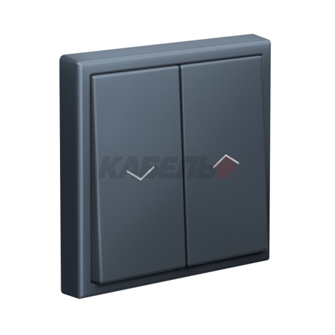 ARTGALLERY 2-клавишный ВЫКЛЮЧАТЕЛЬ ДЛЯ ЖАЛЮЗИ, 2х сх.4, 10А, механизм, быстрозажим. клем., ГРИФЕЛЬ