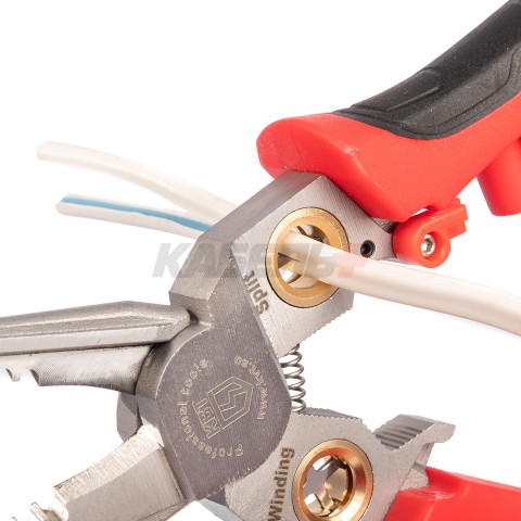 Мультитул-длинногубцы (7 в 1) с функцией снятия изоляции, резки и детектором напряжения (КВТ)