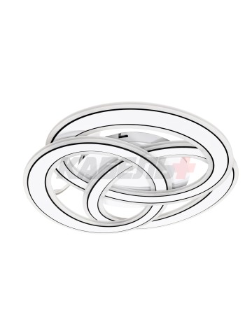 Светильник H26080/490 204Вт белый/черный