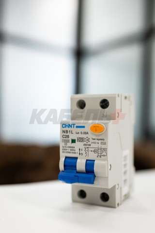 Дифавтомат NB1L 1P+N C25 30mA тип AC 10kA (36mm) (R)