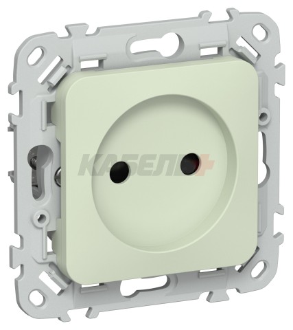 FLITE Розетка без заземления с защитными шторками 10А РСш01-0-ФлП панг IEK