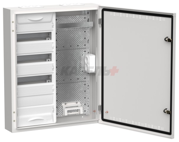 TITAN 5 Корпус комбинированный ЩРн-48 (2х48) 710х570х140мм IP30 белый IEK