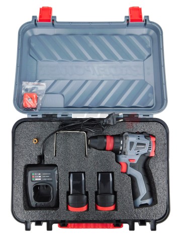 Аккумуляторный бесщеточный шуруповерт со съемным патроном E0241 PROFIPOWER BL-161B (16В, 40Нм, Li-ion 2шт,2.0Ач, З/У, в кейсе)