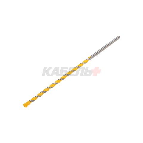 Сверло по бетону 6х200мм, цилиндрический хвостовик KRANZ