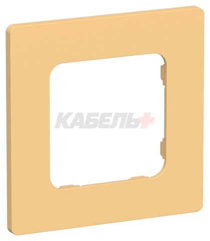 FLITE Рамка 1-местная РУ-1-К-ФлЗ золотарник IEK