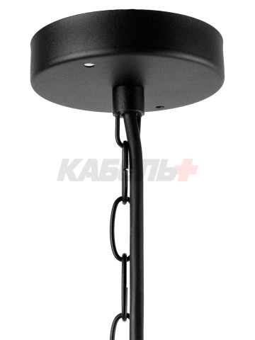 Светильник садово-парковый "Доминго" 60 Вт, подвес, металл, черный, Е27, TDM