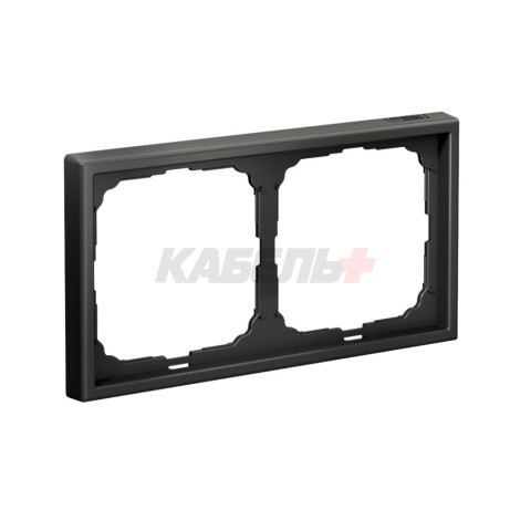 ARTGALLERY 2-постовая РАМКА, универсальная, БАЗАЛЬТ