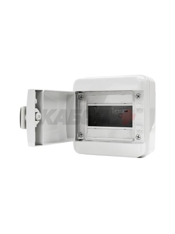 TEKFOR Корпус пластиковый КМПн-6 IP65 серая непрозрачная дверь IEK