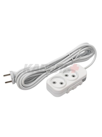 EL-BI,Myra,удлинитель 2гн5м б/з белый,527-110205-260