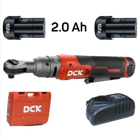 Гайковерт аккум бесщеточный DCK KDPB04-10, 10,8В, 3/8 ", 2*2а/ч. 54нм
