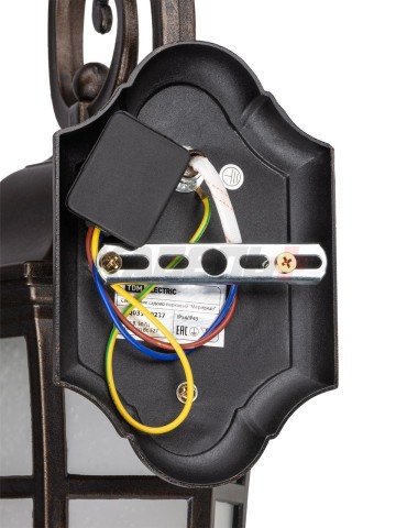 Светильник садово-парковый "Меридиан" 100 Вт, вниз, алюм., матовое/кофейный, Е27, TDM