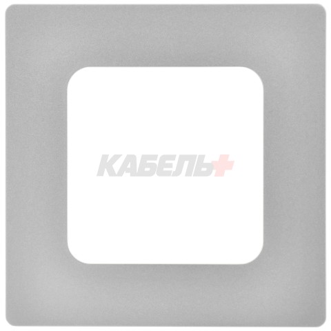 FLITE Рамка 1-местная РУ-1-К-ФлА алюминий IEK