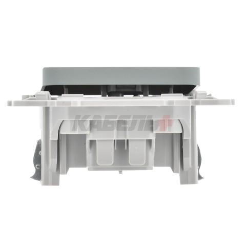 FLITE Выключатель 1-клавишный 10А ВС11-1-0-ФлС серый IEK