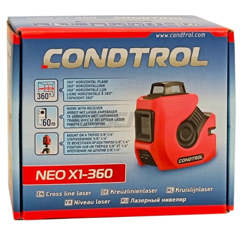 Лазерный нивелир NEO X1-360 CONDTROL (1-2-127)