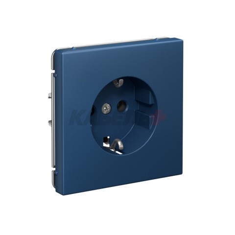 ARTGALLERY РОЗЕТКА с заземлением, 16А, механизм, быстрозажим. клем., АКВАМАРИН