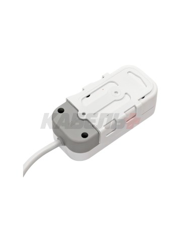 EL-BI,Myra,удлинитель 2гн1м с/з белый,527-010201-211