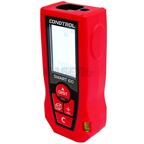Дальномер лазерный SMART 60 (Красный / 60 м / +- 1,5 мм / 2хААА / Чехол), CONDTROL