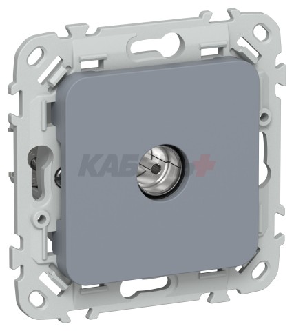 FLITE Розетка TV экранированная проходная тип M РТВм-1-1-2-ФлМ маренго IEK