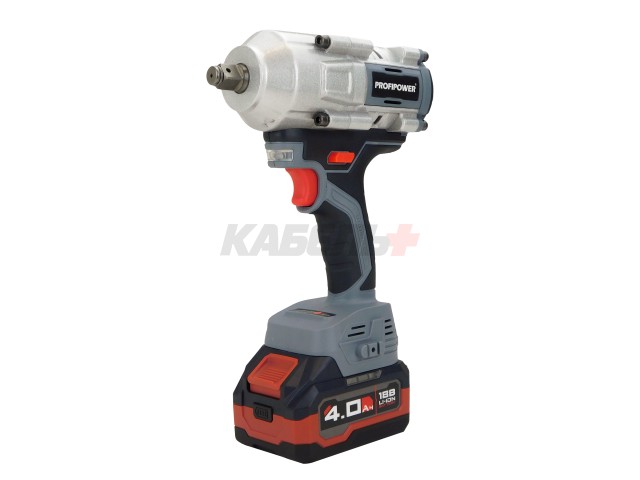 Аккумуляторный бесщеточный НАБОР 2в1 ProfiSet-2С18 (Li-ion-2шт, 4Ач, Адаптер HEX, набор головок, З/У, кейс, E0186, E0087)