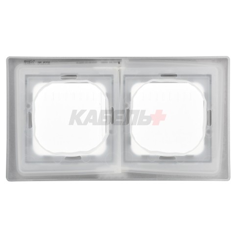 FLITE Рамка 2-местная IP55 Рпро-2-55-ФлА алюминий IEK