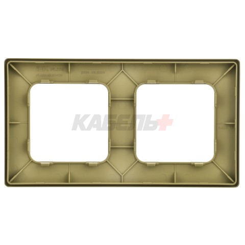FLITE Рамка 2-местная РУ-2-К-ФлО оливковый IEK