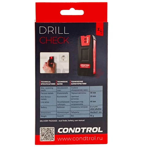 Сканер проводки Drill Check, CONDTROL