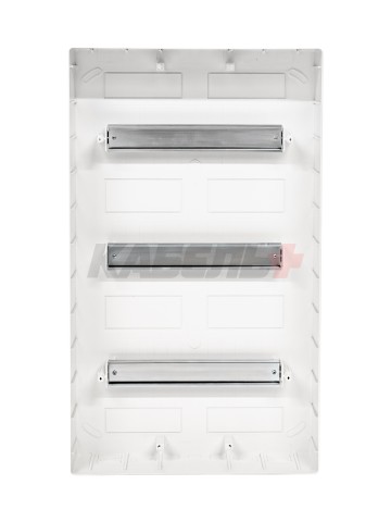 Щиток 36 мод настенный FRAME, белый с прозрачной дверцей, с 4 шинами PEN (2шт на 8 отв. и 2шт на 10 отв.) DKC