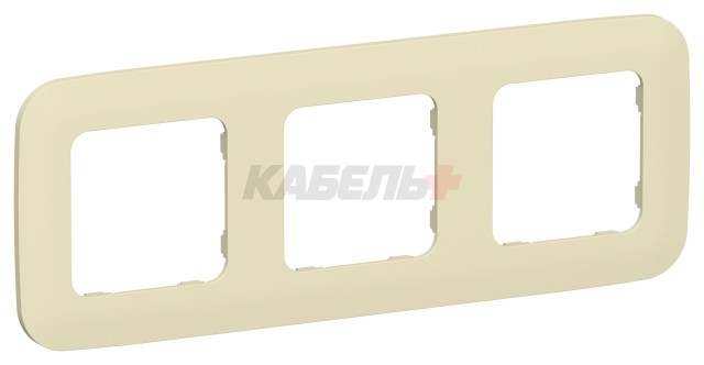 FLITE Рамка 3-местная РУ-3-А-ФлН навахо IEK