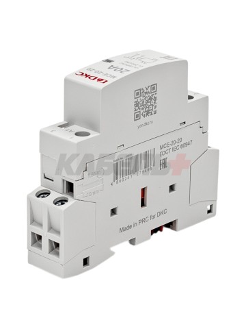 Контактор модульный YON max типа MCE, 2P, 20A, 240В, 2НО DKC
