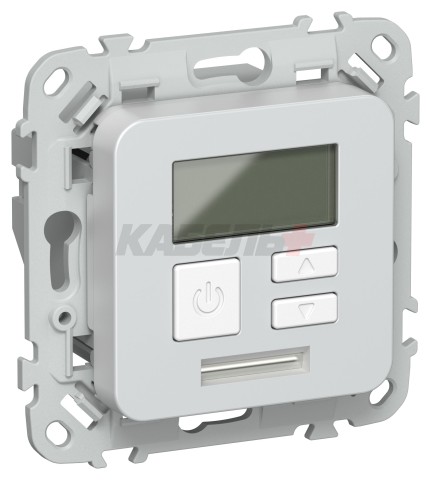 FLITE Термостат электронный с дисплеем 16А Т-ФлЖ жемчуг IEK