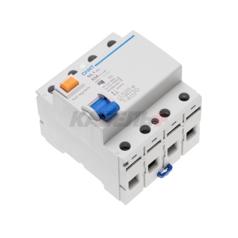 NL1- 63 4P 63A 300mA 6kA тип AC 4М УЗО (CHINT)