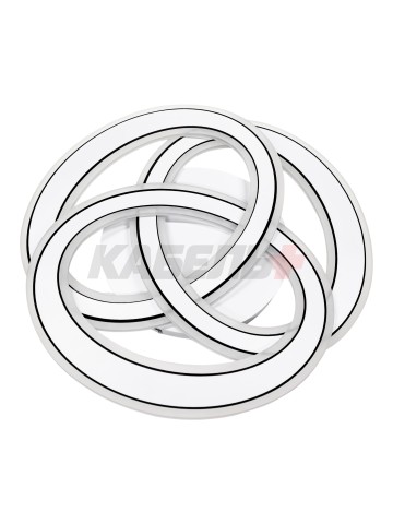 Светильник H26080/490 204Вт белый/черный