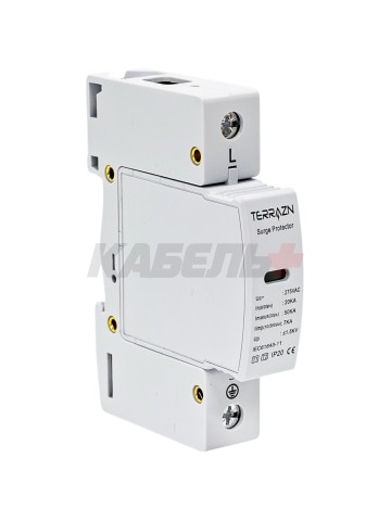 УЗИП/SPD-T1T2-1P, AC275V, 7KA(10/350us), 20-50КА(8/20)us Up<1,5KV