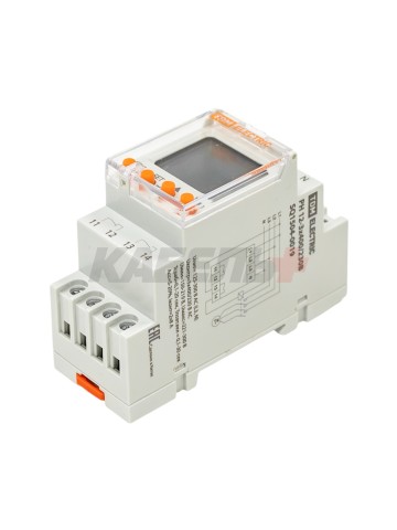 Реле напряжения 3ф серии РН 12-3х400/230В (LCD-дисплей, 1нр+1нз-контакты) TDM
