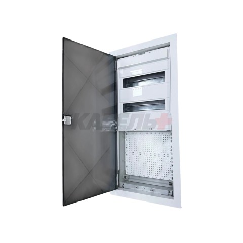 U48FP 4/2 PL, Щит встраиваемый комбинированный 4/2 с прозрачной дверцей, IP40