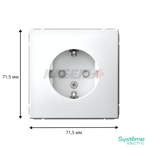 ARTGALLERY РОЗЕТКА с заземлением со шторками, 16А, механизм, ЛОТОС