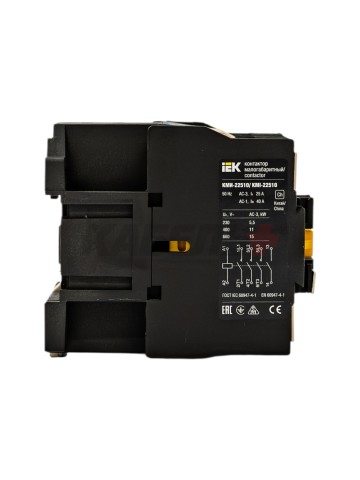 Контактор КМИ-22510 25А 24В/АС3 1NO IEK