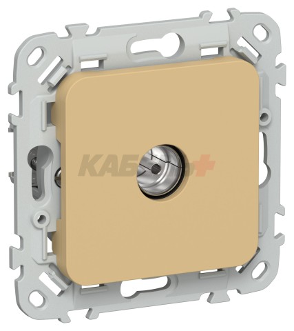 FLITE Розетка TV экранированная проходная тип M РТВм-1-1-2-ФлШм шамуа IEK